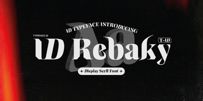 ID Rebaky Font Poster 1