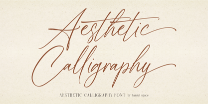Silhouette Signature Font Poster 2