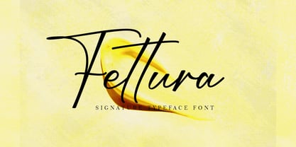 Fettura Font Poster 1