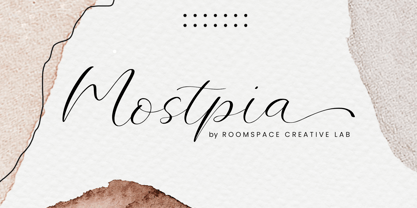 Mostpia Font Poster 1