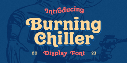 Burning Chiller Font Poster 1