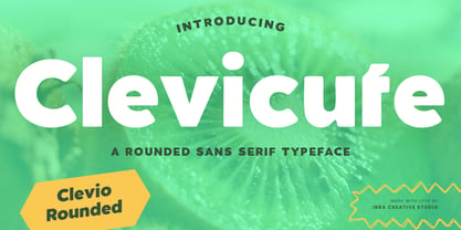 Clevicute Font Poster 1