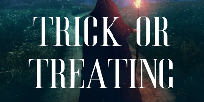 Trick Or Treating Font Poster 1