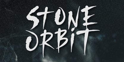 Stone Orbit Font Poster 1