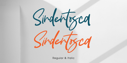 Sindentosca Font Poster 8