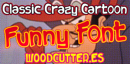 Classic Crazy Cartoons Font Poster 1