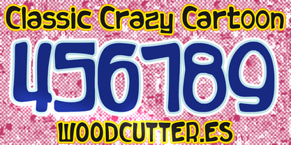 Classic Crazy Cartoons Font Poster 7