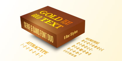 Goldtext Font Poster 1