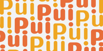 Puipui Font Poster 2