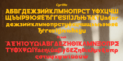 Chitos Font Poster 4