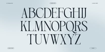 TBJ Nord Poem Roman Serif Fuente Póster 8