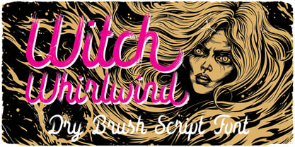 Witch Whirlwind Font Poster 1
