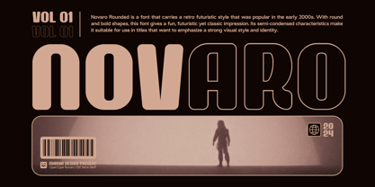 Novaro Font Poster 1