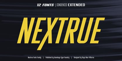 Nextrue Font Poster 1