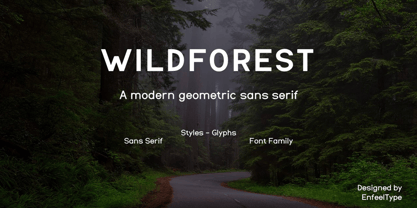 WildForest Font Poster 2