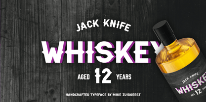 Jack Knife Font Poster 3