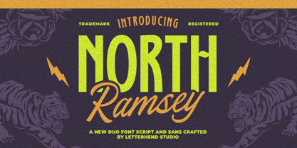 North Ramsey Font Poster 1