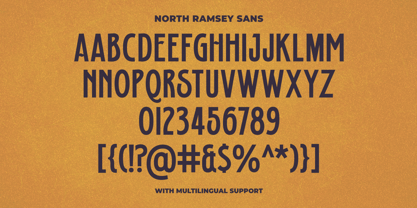 North Ramsey Font Poster 8