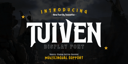 Tuiven Font Poster 1