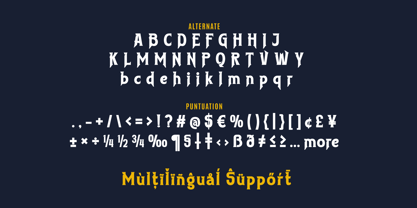 Tuiven Font Poster 10