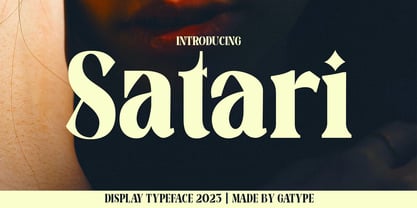 Satari Display Font Poster 1