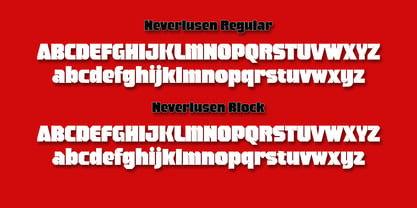 Neverlusen Font Poster 7