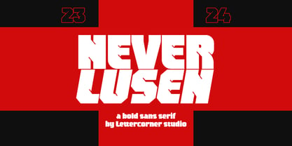 Neverlusen Font Poster 1