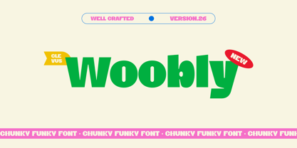 Woobly Font Poster 1