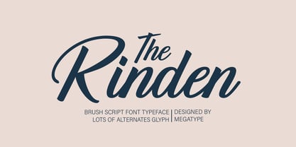 The Rinden Font Poster 1