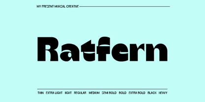 Ratfern Font Poster 1