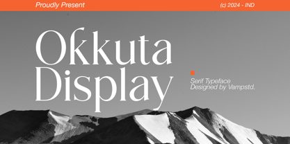 Okkuta Font Poster 1