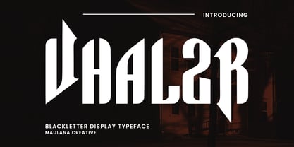 MC Vhalzr Font Poster 1