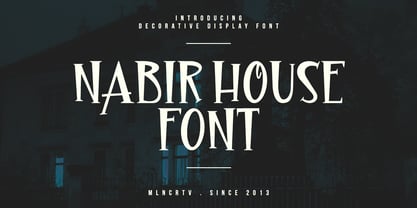 MC Nabir House Font Poster 1