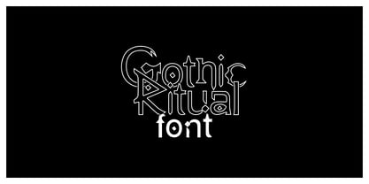 Gothic Ritual Font Poster 5