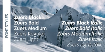 Zuers Font Poster 2