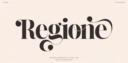Regione Font Poster 1