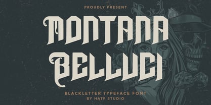 Montana Belluci Font Poster 1