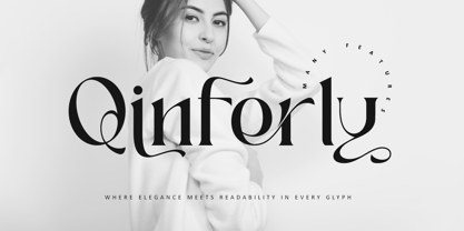 Qinferly Font Poster 1