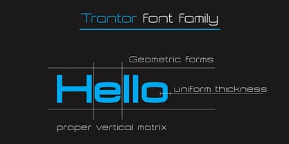 Trantor Font Poster 3