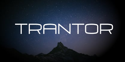 Trantor Font Poster 1