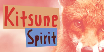 Kitsune Spirit Font Poster 1