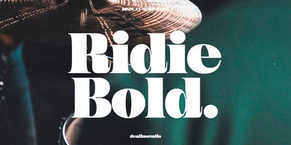 Ridie Font Poster 1