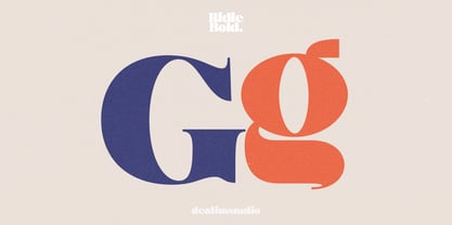 Ridie Font Poster 3