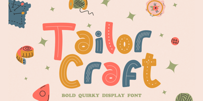 Tailor Craft Font Poster 1