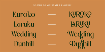 Kulderin Font Poster 3