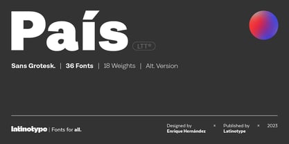 Pais Font Poster 1