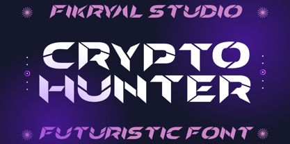 Crypto Hunter Font Poster 1