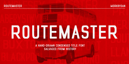 Routemaster Font Poster 1