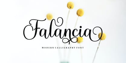 Falansia Font Poster 1