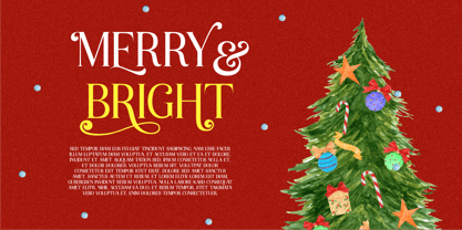 Lovely Christmas Font Poster 6